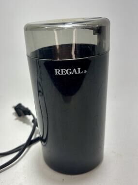 Regal Ware Coffee Spice Grinder K7450 Electric Blade Grinder Black Tested